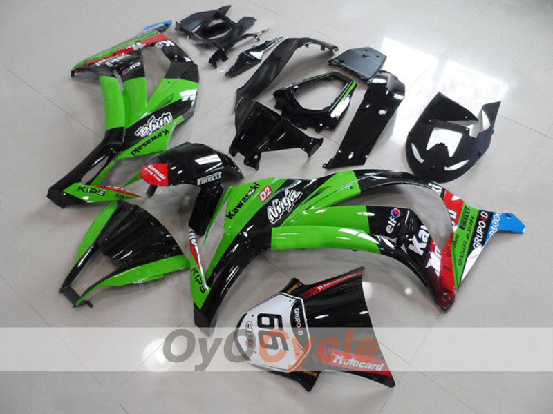 Verkleidungssatz für 11-15 NINJA ZX-10R - Grün, Schwarz - Werksstil #OYO87903128 Hauptbild