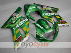 Verkleidungssatz für 01-03 GSX R600, Spritzguss - Grün - Movistar #OYO87905088