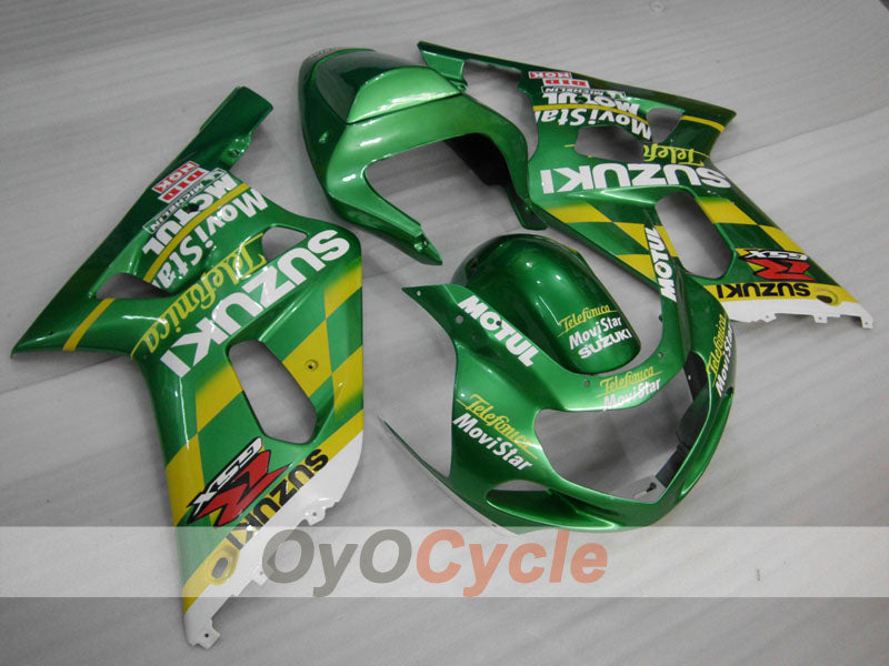 Einspritzverkleidungssatz für GSX R750, Baujahr 00-03 - Grün - MOTUL #OYO87905143 Hauptbild
