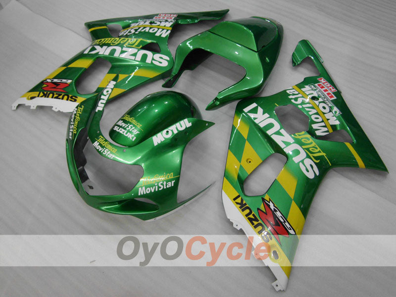 Einspritzverkleidungssatz für GSX R750, Baujahr 00-03 - Grün - MOTUL #OYO87905143 Zweitbild