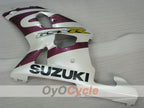 Einspritz-Verkleidungssatz für GSX R750, Baujahr 00-03 - Lila, Weiß - Werksstil #OYO87905163
