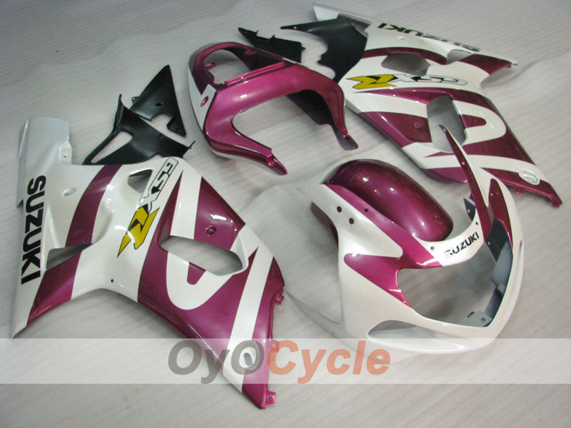 Verkleidungssatz für 00-02 GSX R1000 - Violett, Weiß - Werksstil #OYO87905209