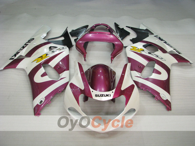Verkleidungssatz für 00-02 GSX R1000 - Violett, Weiß - Werksstil #OYO87905209 Zweitbild