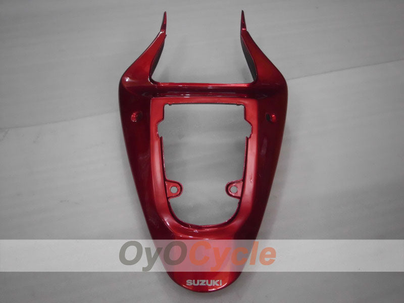Verkleidungssatz für Einspritzmodelle, GSX R600, 01-03 - Rot, Schwarz - Factory Style #OYO87901069