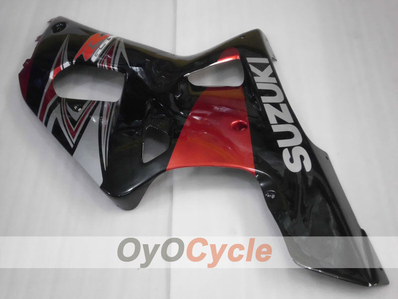 Verkleidungssatz für Einspritzmodelle, GSX R750, 00-03 - Rot, Schwarz - Factory Style #OYO87901071 Zweitbild