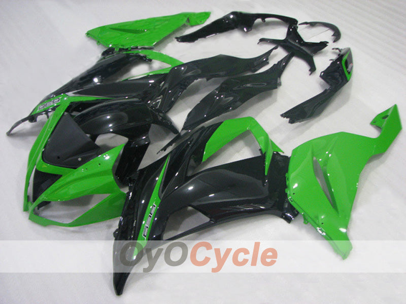 Einspritzverkleidungssatz für 13-18 NINJA ZX-6R - Grün, Schwarz - Werksdesign #OYO87903158