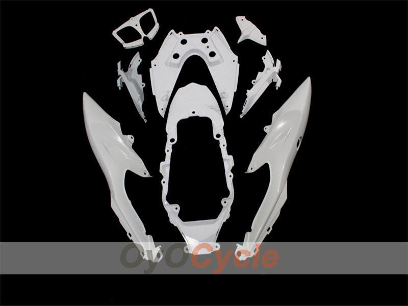 Unlackierter Verkleidungssatz aus Spritzguss für 09-16 GSX R1000 - Weiß - Werksstil #OYO87902488
