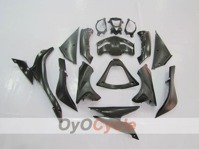 Spritzguss-Verkleidungssatz für 07-08 NINJA ZX-6R - Rot, Schwarz - Flame #OYO87901934
