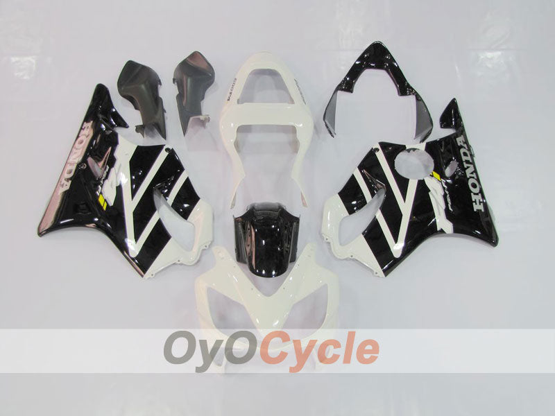 Einspritz-Verkleidungssatz für 01-03 CBR600F4i - Weiß, Schwarz - Werksdesign #OYO87900149 Hauptbild