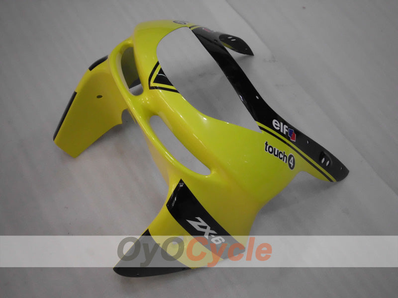 Verkleidungssatz für 98-99 NINJA ZX-6R - Gelb, Schwarz - Monster #OYO87903000