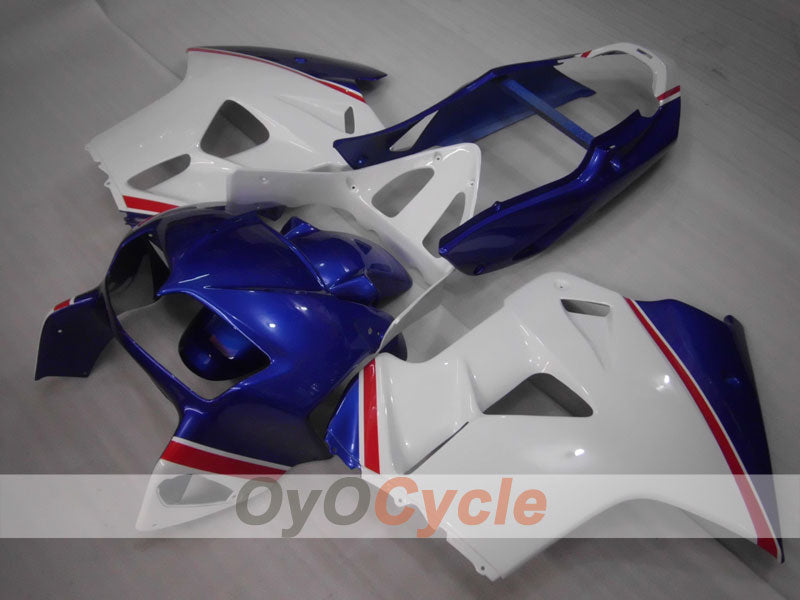 Verkleidungssatz für 98-01 VFR800 - Blau, Weiß - Werksstil #OYO87902917
