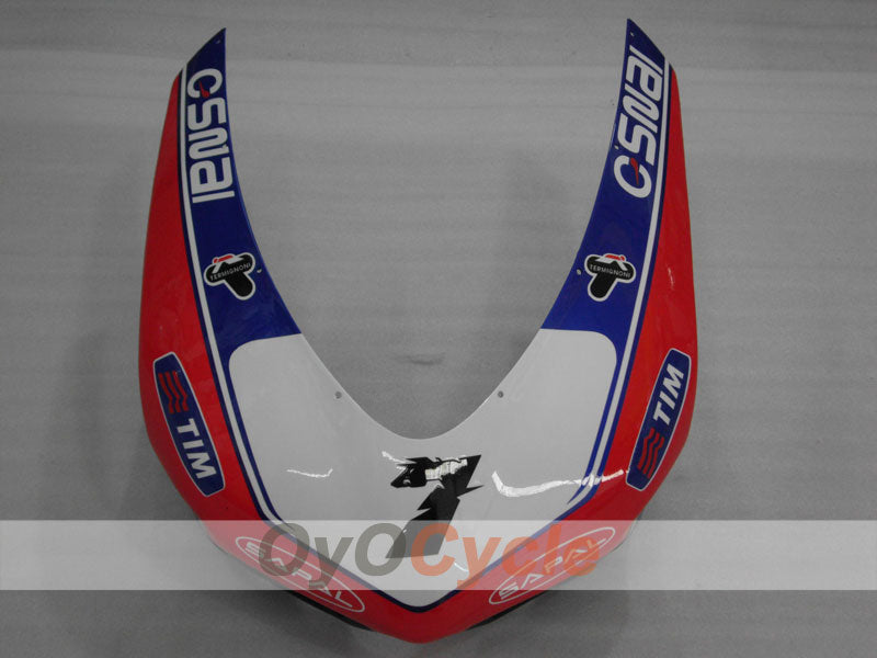 Verkleidungskit für Einspritzung für Ducati 1198 09-11 - Blau, Weiß - Werksstil #OYO87902340