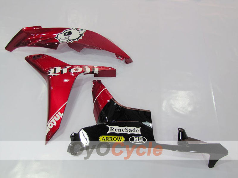 Verkleidungssatz für Einspritzanlage für CBR600RR 07-08 - Rot, Schwarz - Werksdesign #OYO87900390 Zweitbild