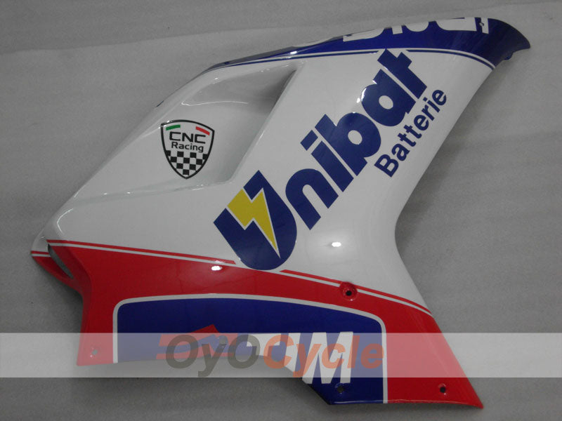 Verkleidungssatz für 08-13 Ducati 848 - Rot, Weiß - Werksdesign #OYO87902187