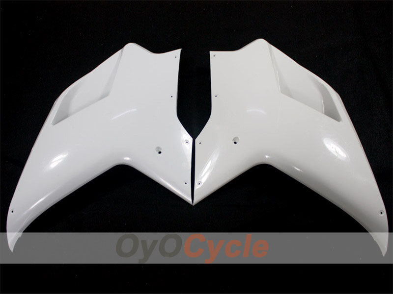 Unlackierter Verkleidungssatz aus Spritzguss für 07-09 Ducati 1098 - Weiß - Werksstil #OYO87902494