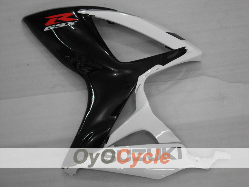 Verkleidungssatz für 06-07 GSX R600 - Weiß, Schwarz - Werksdesign #OYO87901527
