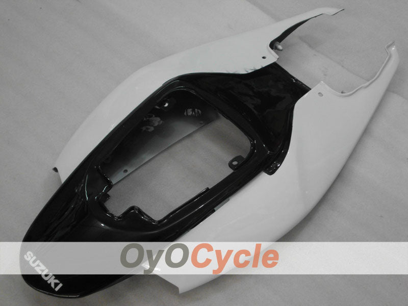Verkleidungssatz für 06-07 GSX R600 - Weiß, Schwarz - Werksdesign #OYO87901527