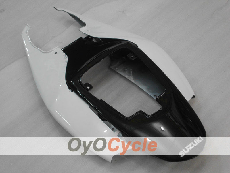 Verkleidungssatz für 06-07 GSX R600 - Weiß, Schwarz - Werksdesign #OYO87901527
