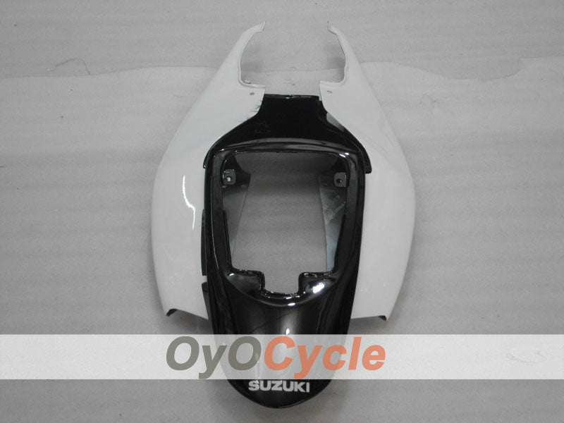Verkleidungssatz für 06-07 GSX R600 - Weiß, Schwarz - Werksdesign #OYO87901527