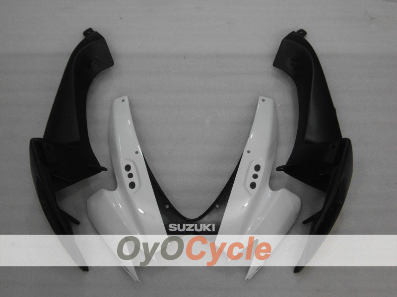 Verkleidungssatz für 06-07 GSX R600 - Weiß, Schwarz - Werksdesign #OYO87901527