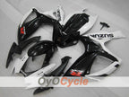 Verkleidungssatz für 06-07 GSX R600 - Weiß, Schwarz - Werksdesign #OYO87901527