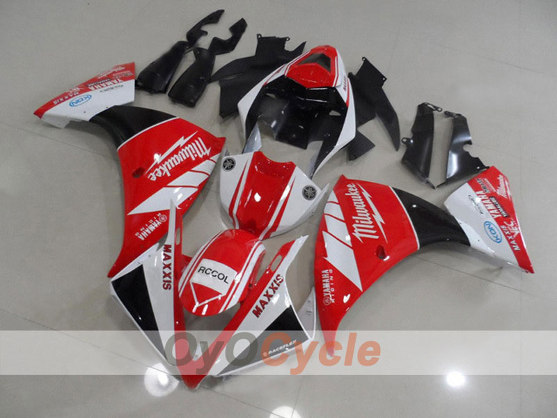 Einspritzverkleidungssatz für 12-14 YZF-R1 - Rot, Weiß - MAXXIS #OYO87903175 Hauptbild