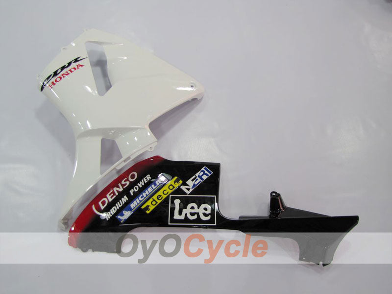 Verkleidungssatz für Einspritzermodelle 05-06 CBR600RR - Weiß, Schwarz - Lee, MICHELIN #OYO87900264
