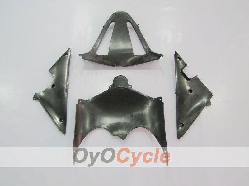 Verkleidungssatz für Einspritzmodelle 00-03 GSX R750 - Blau, Schwarz - Flamme #OYO87901046 Zweitbild