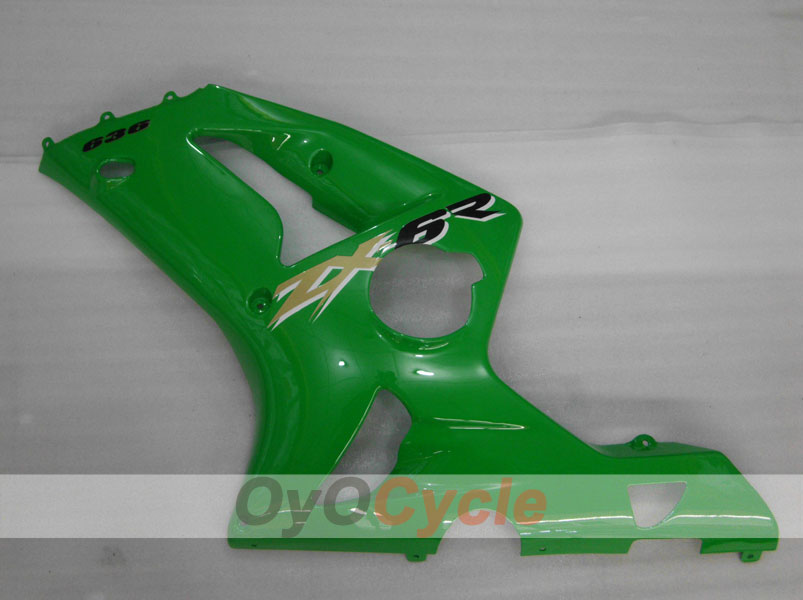 Spritzguss-Verkleidungssatz für 03-04 NINJA ZX-6R - Grün - Werksstil #OYO87901771