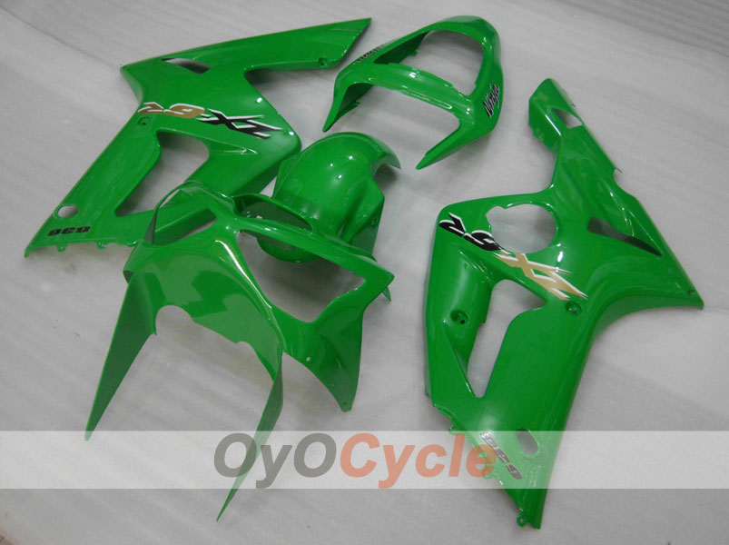 Spritzguss-Verkleidungssatz für 03-04 NINJA ZX-6R - Grün - Werksstil #OYO87901771