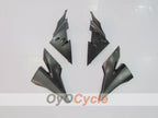 Einspritz-Verkleidungssatz für 04-05 NINJA ZX-10R - Schwarz, Silber - Flame #OYO87902819