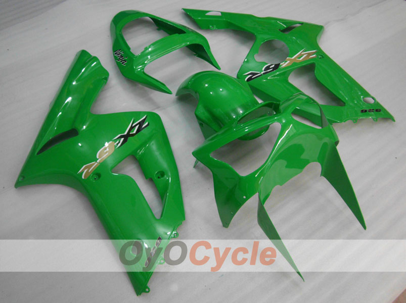 Spritzguss-Verkleidungssatz für 03-04 NINJA ZX-6R - Grün - Werksstil #OYO87901771 Hauptbild