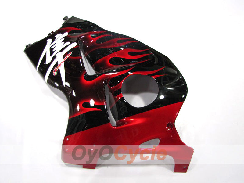 Einspritz-Verkleidungssatz für 99-07 GSXR1300 Hayabusa - Rot, Schwarz - Flammen #OYO87902656 Zweitbild