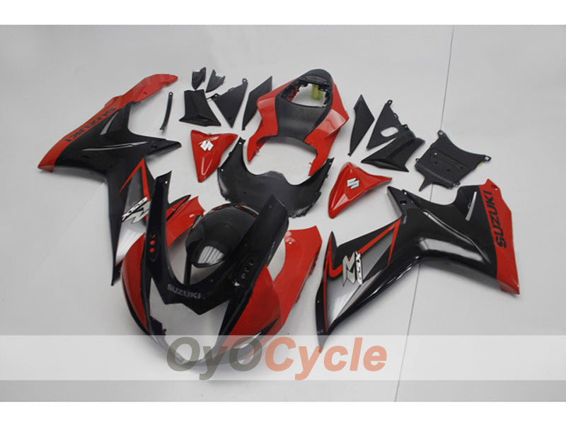 Einspritzverkleidungsset für GSX R600 11-26 - Orange, Schwarz - Werksstil #OYO87903222 Hauptbild