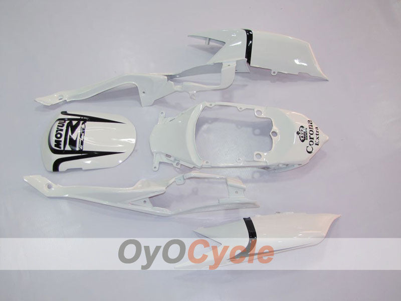 Einspritzverkleidungssatz für 08-10 GSX R750 - Weiß, Schwarz - Corona #OYO87901377