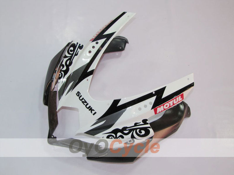 Einspritzverkleidungssatz für 08-10 GSX R750 - Weiß, Schwarz - Corona #OYO87901377