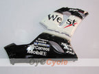 Verkleidungssatz für 05-06 NINJA ZX-6R - Weiß, Schwarz - West #OYO87901894