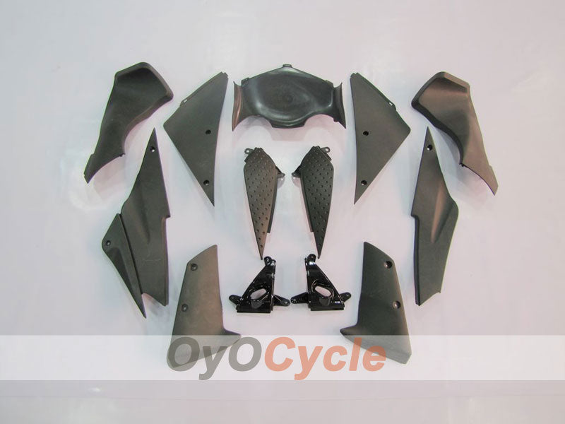 Verkleidungssatz für 05-06 NINJA ZX-6R - Weiß, Schwarz - West #OYO87901894 Zweitbild