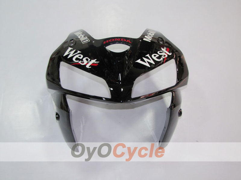 Verkleidungssatz für Einspritzung für CBR600RR 05-06 - Weiß, Schwarz - West #OYO87900353