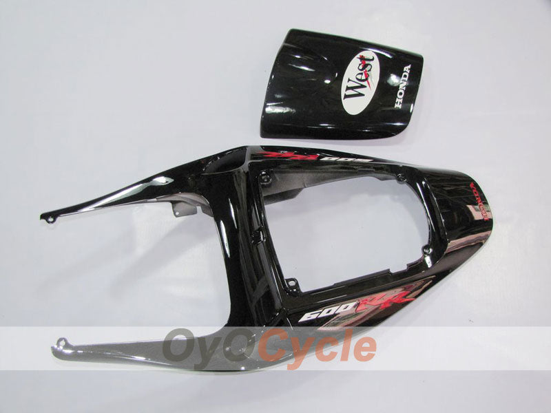 Verkleidungssatz für Einspritzung für CBR600RR 05-06 - Weiß, Schwarz - West #OYO87900353