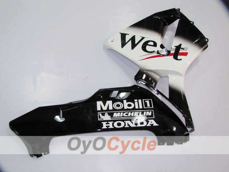 Verkleidungssatz für Einspritzung für CBR600RR 05-06 - Weiß, Schwarz - West #OYO87900353