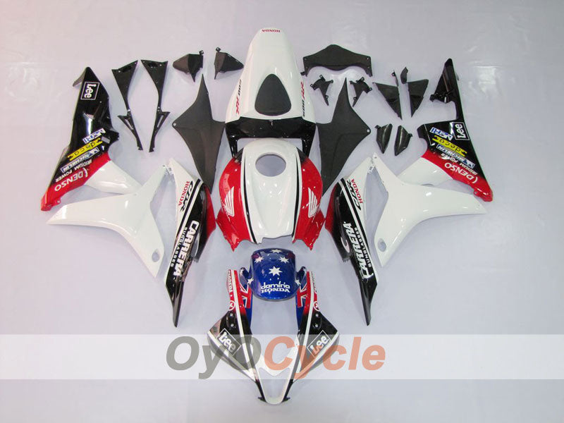 Einspritzverkleidungssatz für 07-08 CBR600RR - Weiß, Schwarz - Lee #OYO87900371 Hauptbild