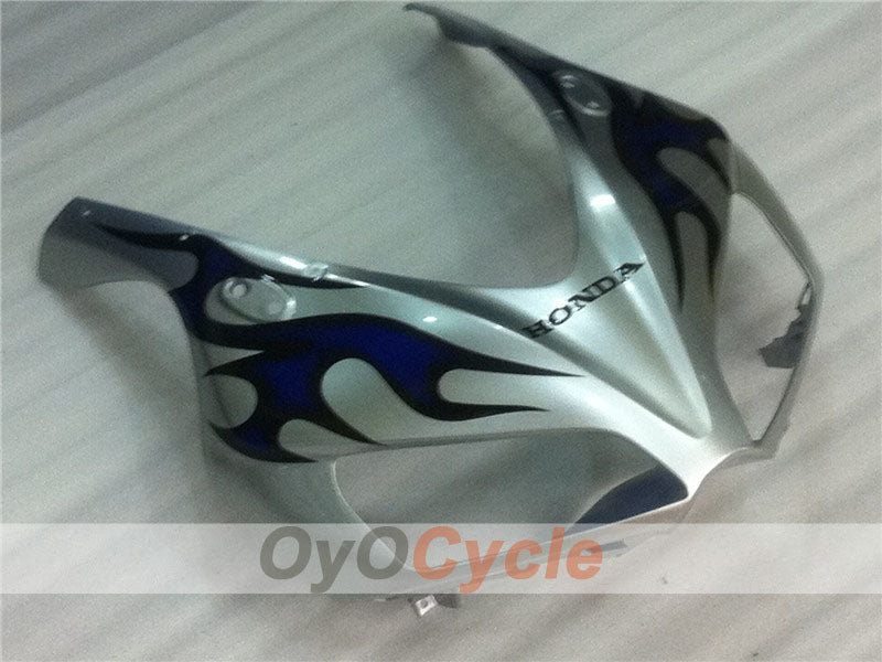 Einspritzverkleidungssatz für CBR1000RR 06-07 - Blau, Silber - Flamme #OYO87900583