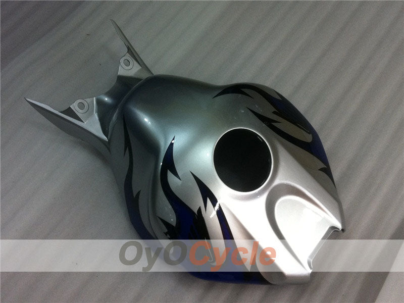 Einspritzverkleidungssatz für CBR1000RR 06-07 - Blau, Silber - Flamme #OYO87900583