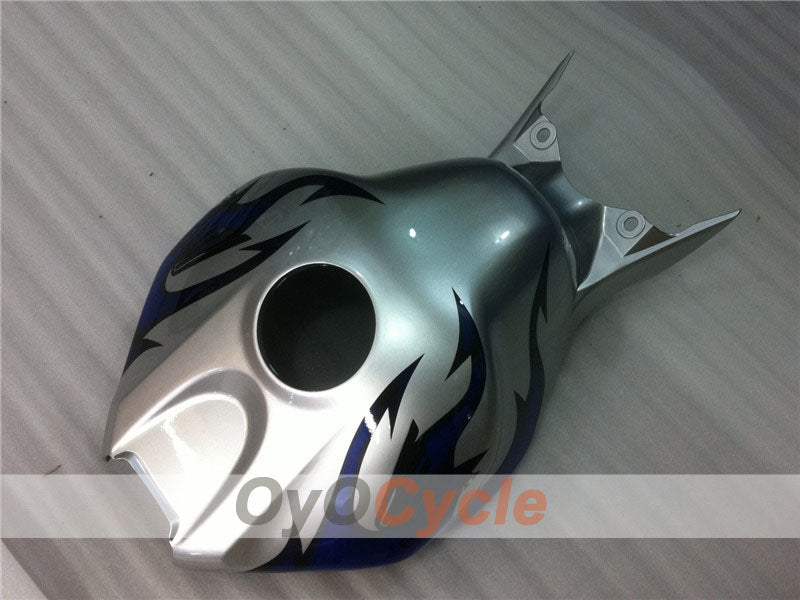 Einspritzverkleidungssatz für CBR1000RR 06-07 - Blau, Silber - Flamme #OYO87900583