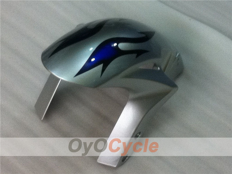 Einspritzverkleidungssatz für CBR1000RR 06-07 - Blau, Silber - Flamme #OYO87900583