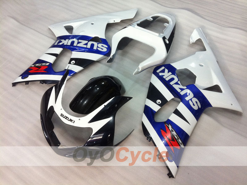 Verkleidungssatz für Einspritzmodelle, GSX R750, 00-03 - Blau, Weiß - Factory Style #OYO87901073 Zweitbild