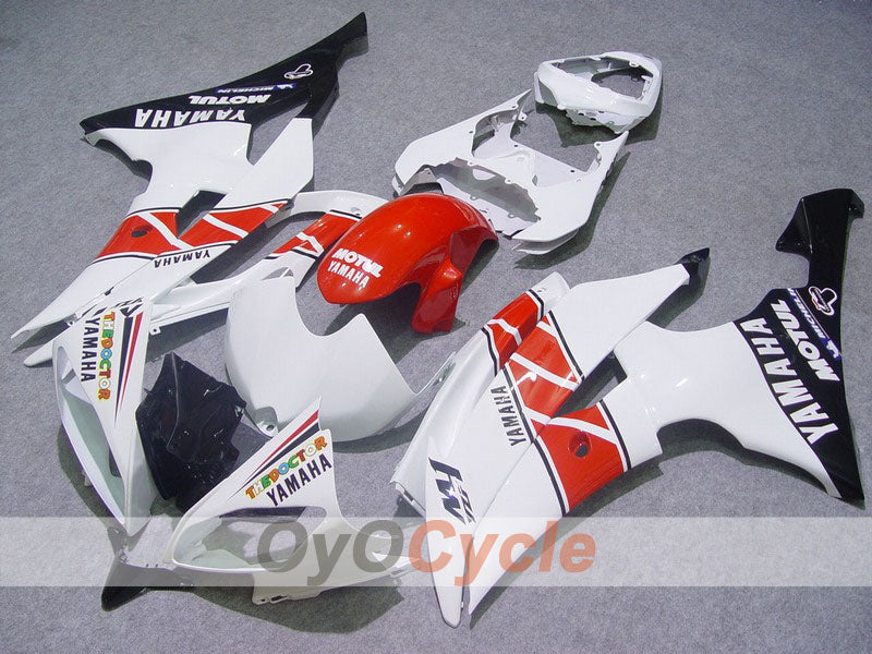Einspritz-Verkleidungskit für 08-16 YZF-R6 - Rot, Weiß - MOTUL #OYO87900971 Hauptbild