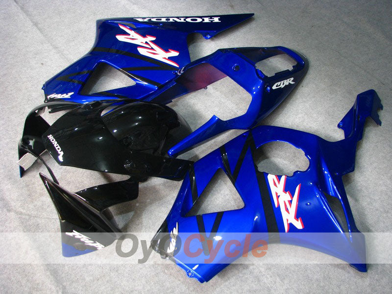 Einspritzverkleidungssatz für CBR900RR 954, Baujahr 02-03 - Blau, Schwarz - Fireblade #OYO87902724 Hauptbild