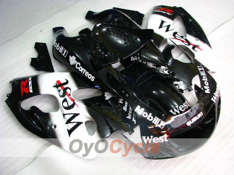 Verkleidungssatz für Suzuki GSXR750 96-99 - Weiß, Schwarz - West #OYO87903010 Hauptbild
